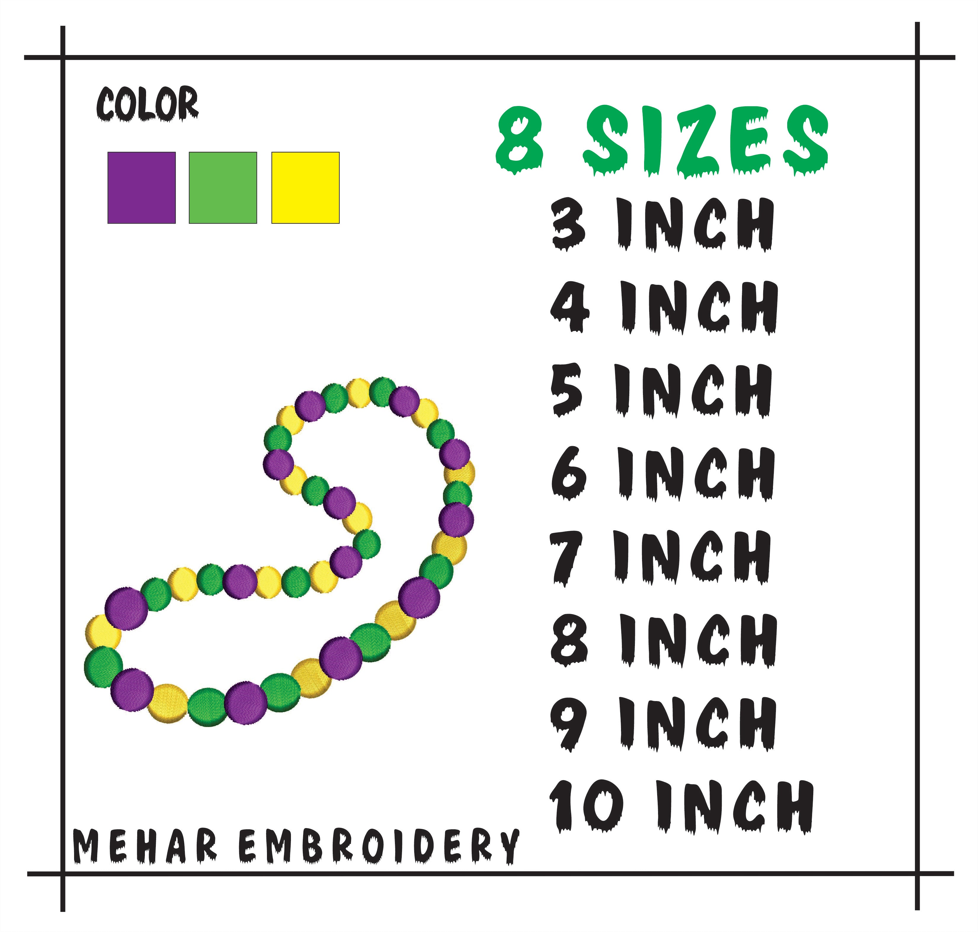 Tiny Carnival Traditions: Mardi Gras Mini Embroidery Set