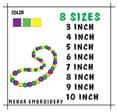 Tiny Carnival Traditions: Mardi Gras Mini Embroidery Set
