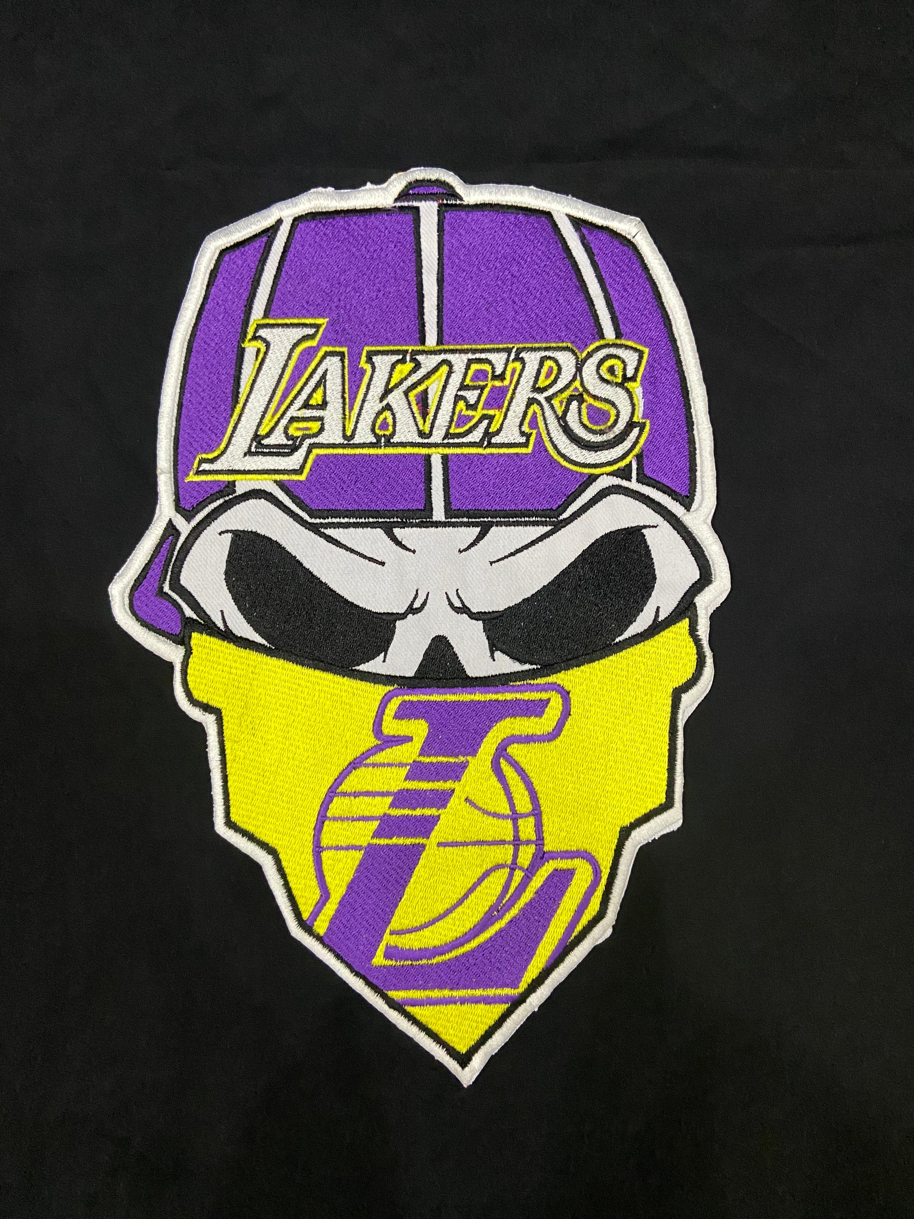 Los Angeles Lakers Embroidered Back Patch – Premium NBA Fan Applique