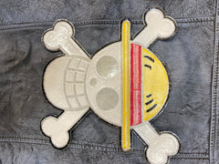 Straw Hat Pirates Patch: Anime Skull & Crossbones - Iron-on or Sew-on