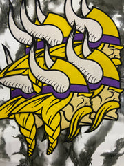 Minnesota Vikings Embroidered Patch Set – Purple Pride Football Logo Applique