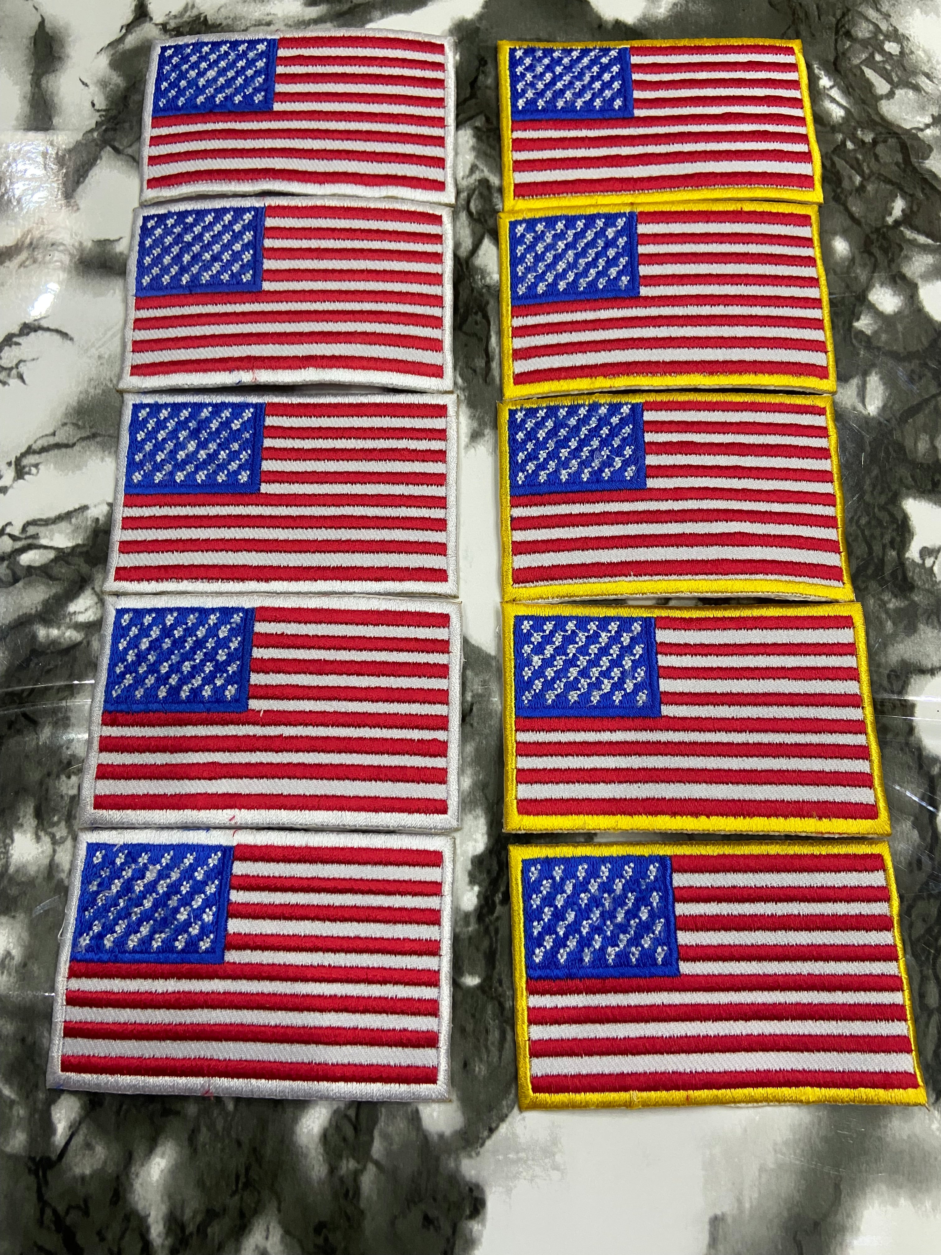 US Flag Embroidered Patch – Premium American Flag Biker & Uniform Applique