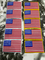 US Flag Embroidered Patch – Premium American Flag Biker & Uniform Applique