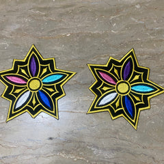 Rumi Star Embroidered Patch - Kpop Demon Hunters Cosplay