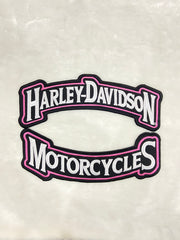 Harley-Davidson Top & Bottom Rocker Set | Embroidered Biker Badge