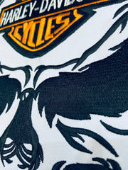 Skull Harley-Davidson High-Density Embroidery | 10-Inch Custom Jacket Back Patch