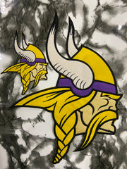 Minnesota Vikings Embroidered Patch Set – Purple Pride Football Logo Applique