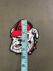 Georgia Bulldogs Embroidered Patch Set | Large UGA Mascot Back Patch, Small Bull Dog, Vintage UGA, White SEC, Power G | Individual or Full Set