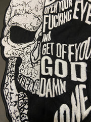 SAVE A BIKER Large Back Embroidered Patch - Guardian Angel Biker Patch: Iron-On Jacket & Vest Applique