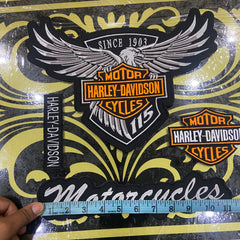 Harley-Davidson Eagle Full-Panel Set | 4-Piece Custom Vest Pack