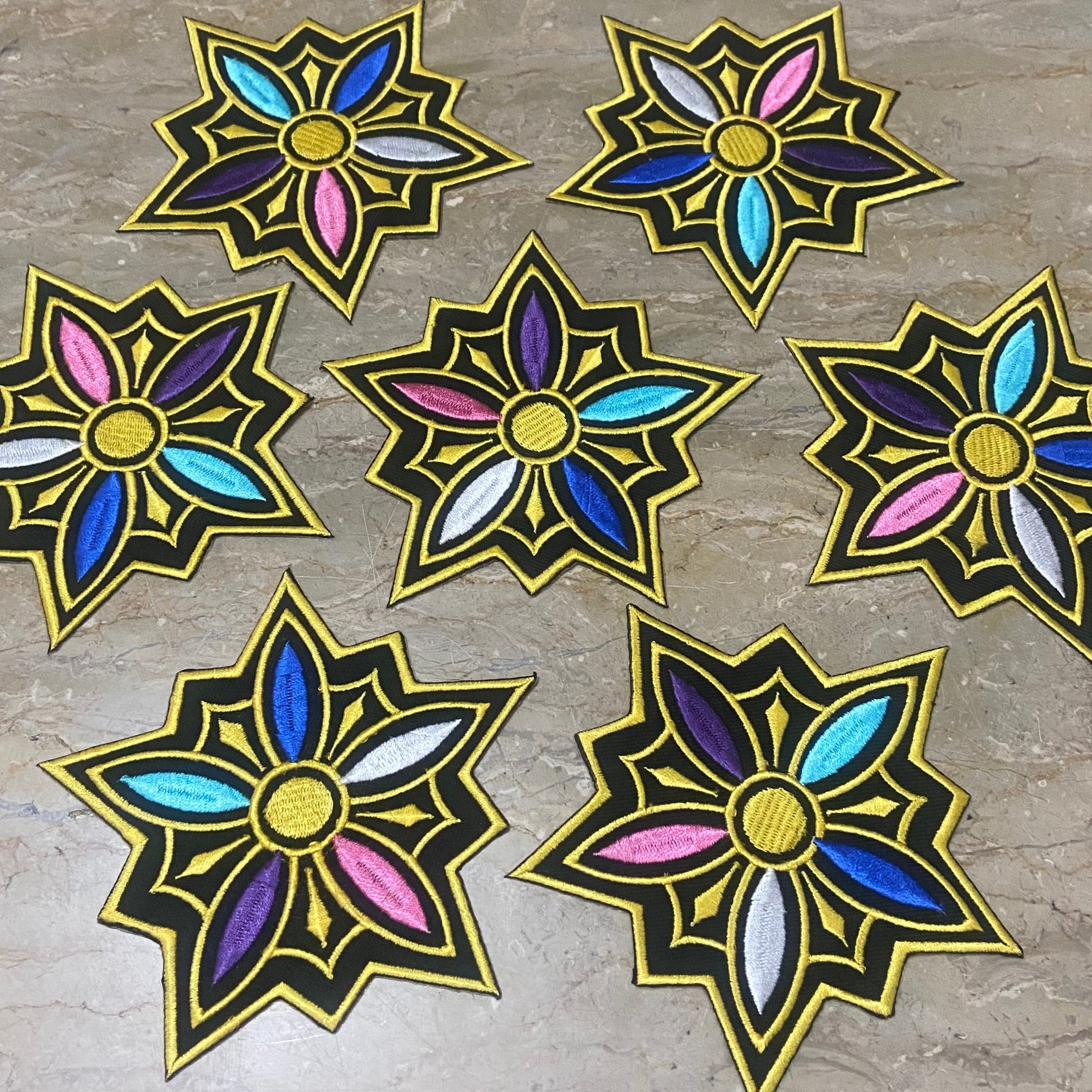 Rumi Star Embroidered Patch - Kpop Demon Hunters Cosplay