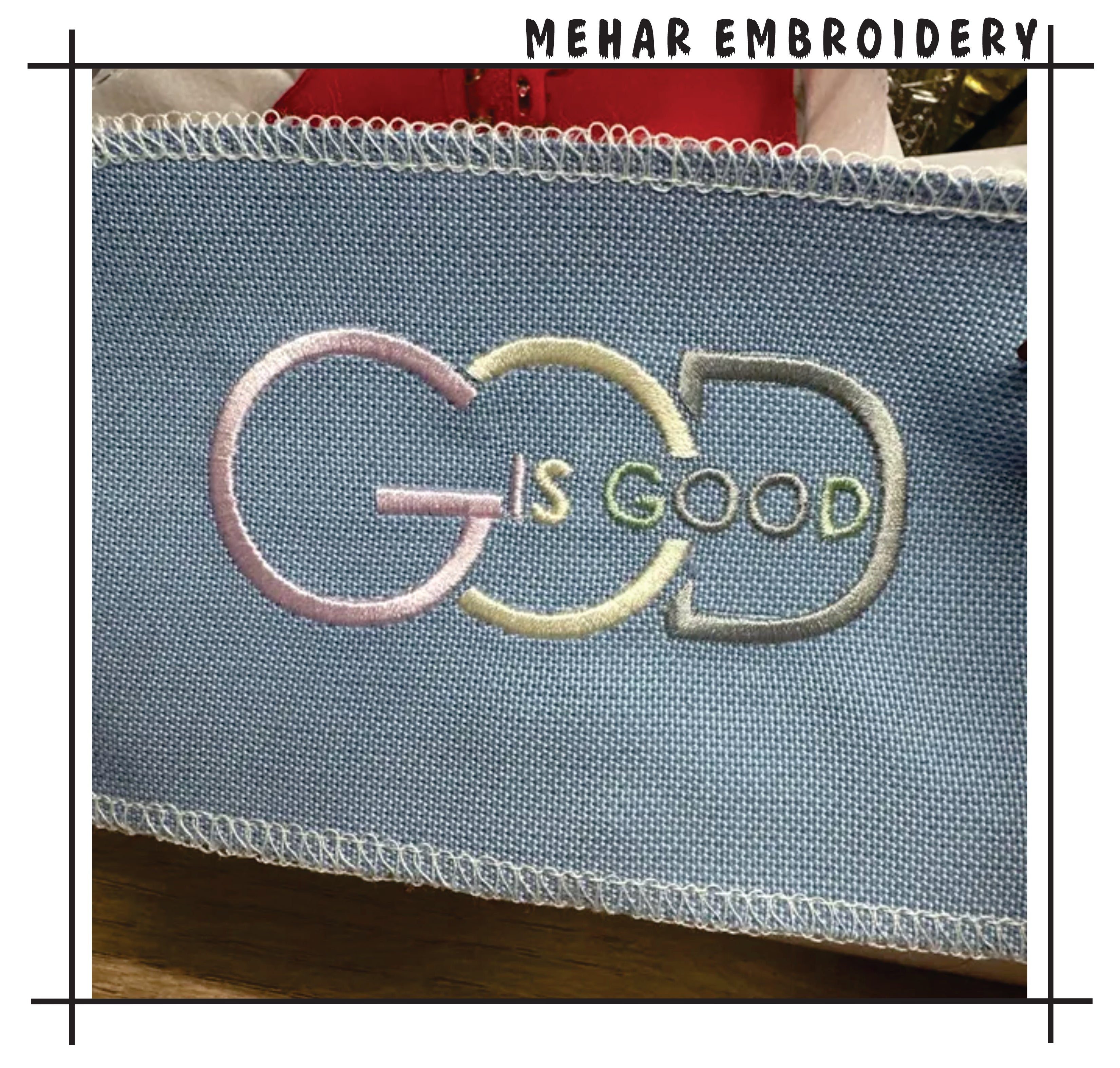 God is Good Embroidery Design, Christian Religious Machine File