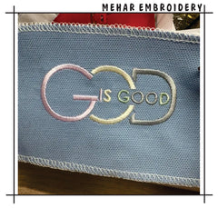 God is Good Embroidery Design, Christian Religious Machine File