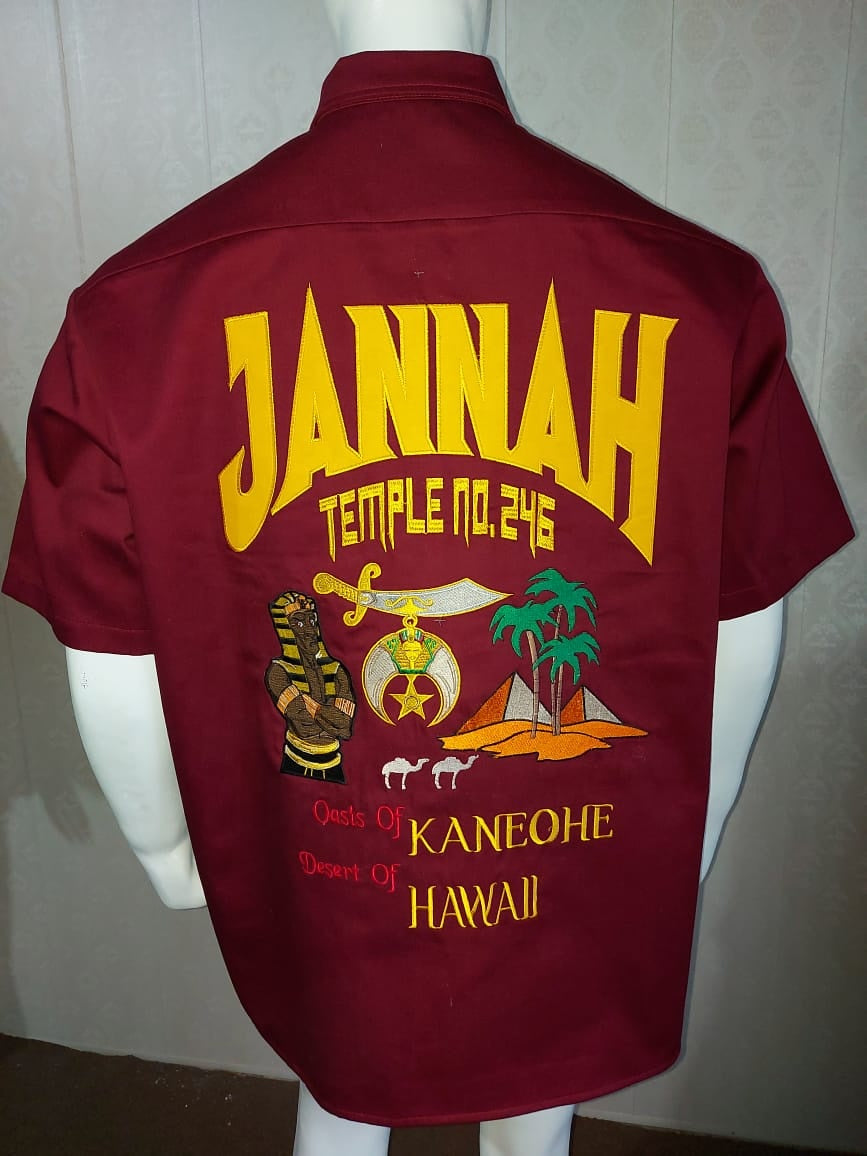 Custom Embroiderd Walking T shirts