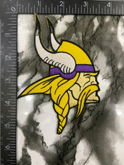 Minnesota Vikings Embroidered Patch Set – Purple Pride Football Logo Applique