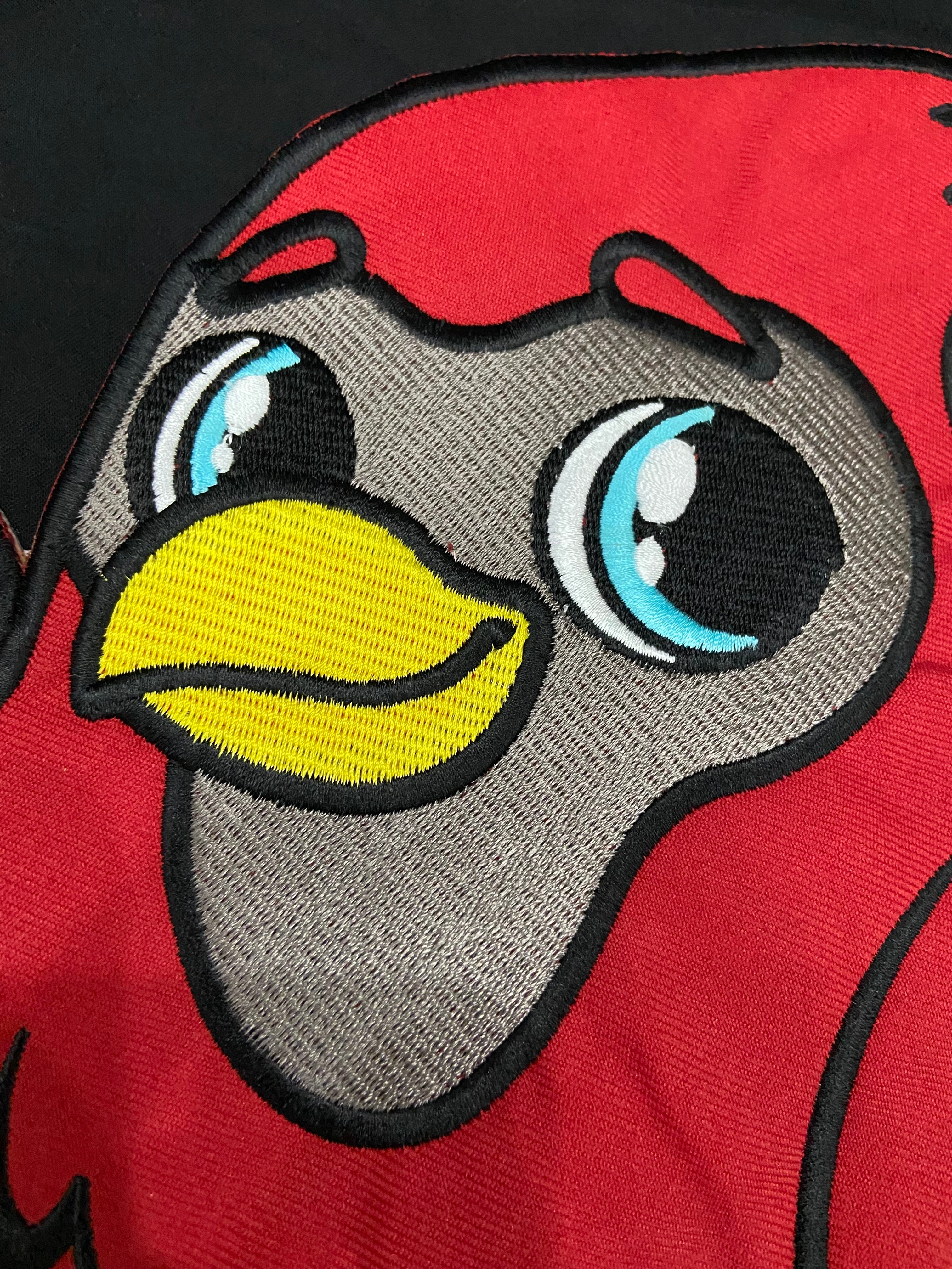 Red Bird Embroidered Patch – Iconic Angry Bird Back Applique