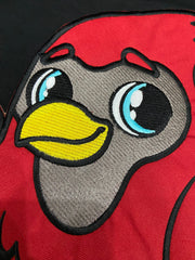 Red Bird Embroidered Patch – Iconic Angry Bird Back Applique