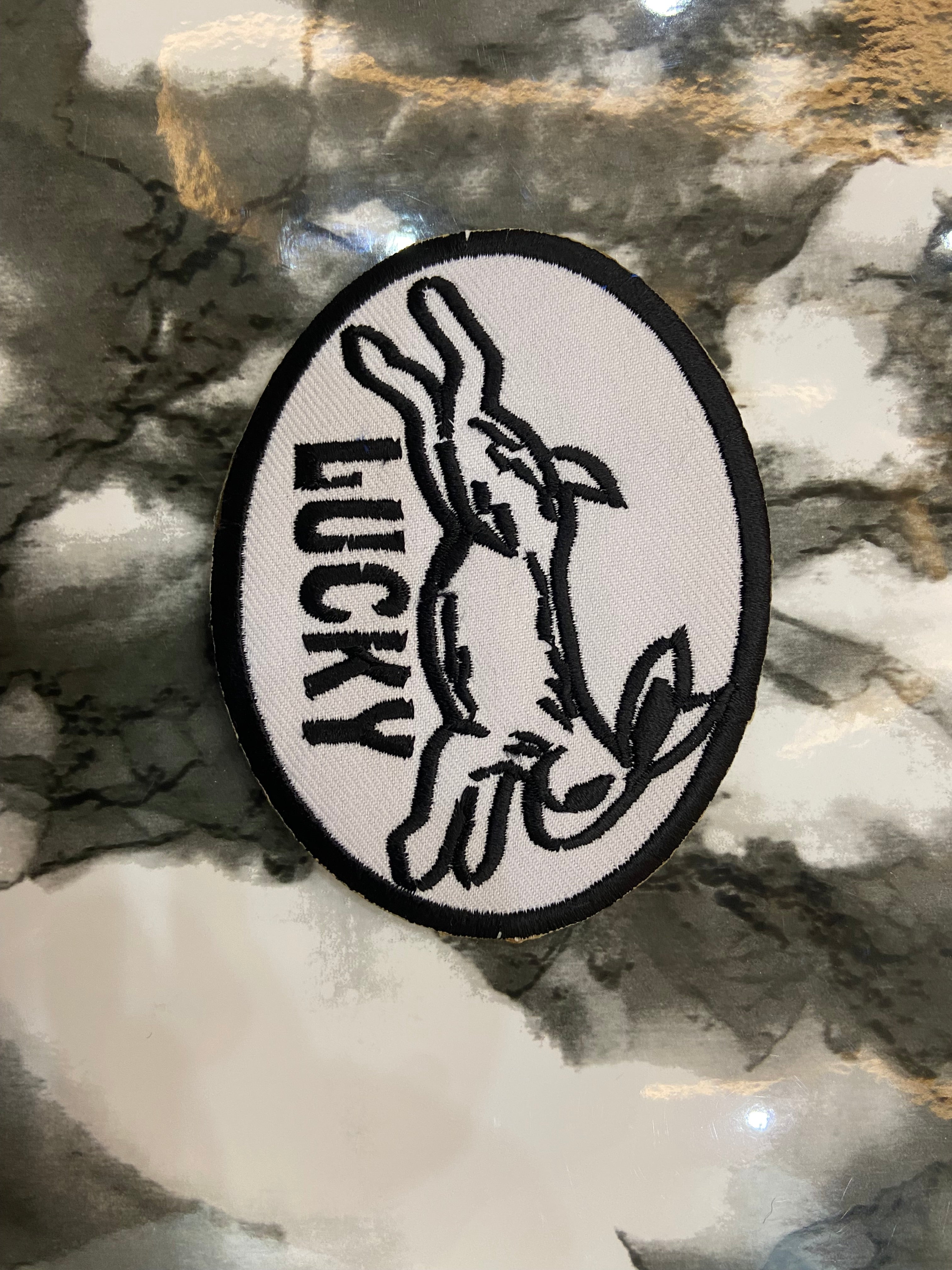Lucky Rabbit Embroidered Patch – Vintage Racing & Speed Shop Applique
