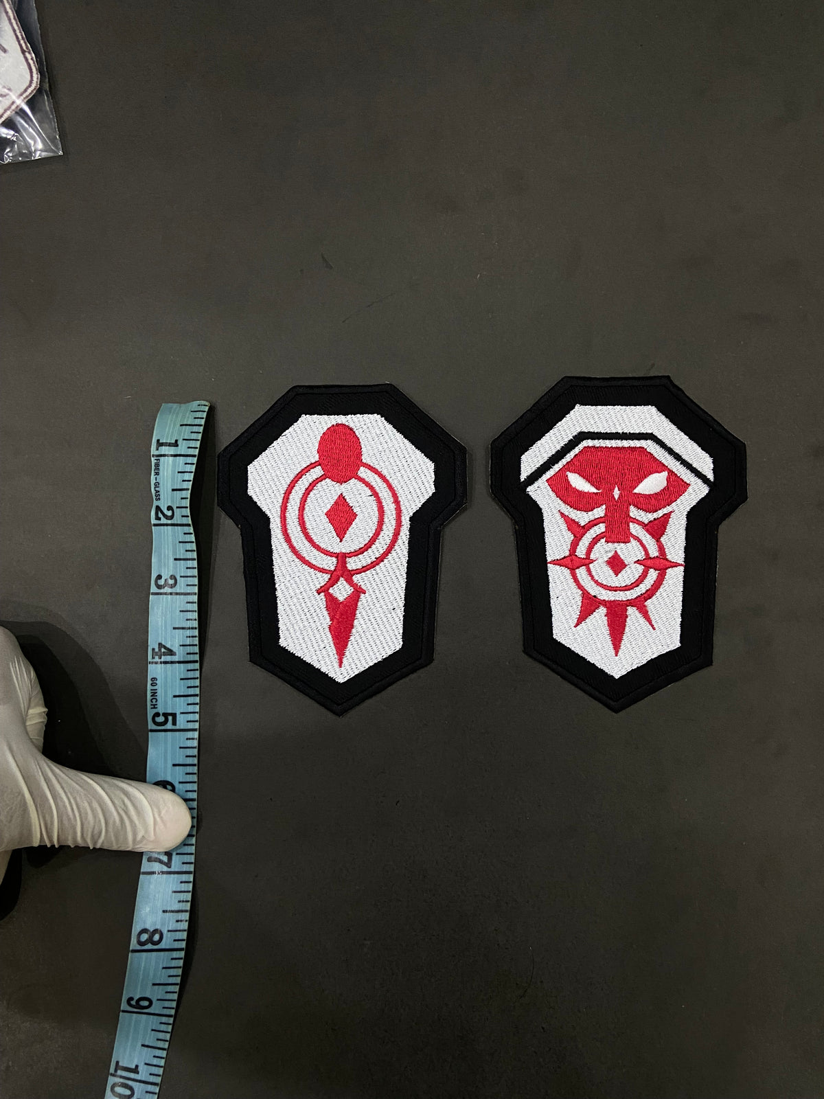 Vi Arcane Season 2 Shoulder Patches | League of Legends Cosplay Applique pack of 2