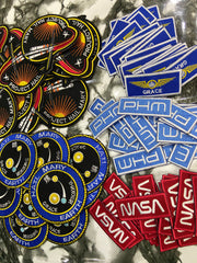Hail Mary Embroidered Patch Set | 3-Piece Football & Pop Culture Badge Collection | Iron-On Sew-On Graphic Applique Set
