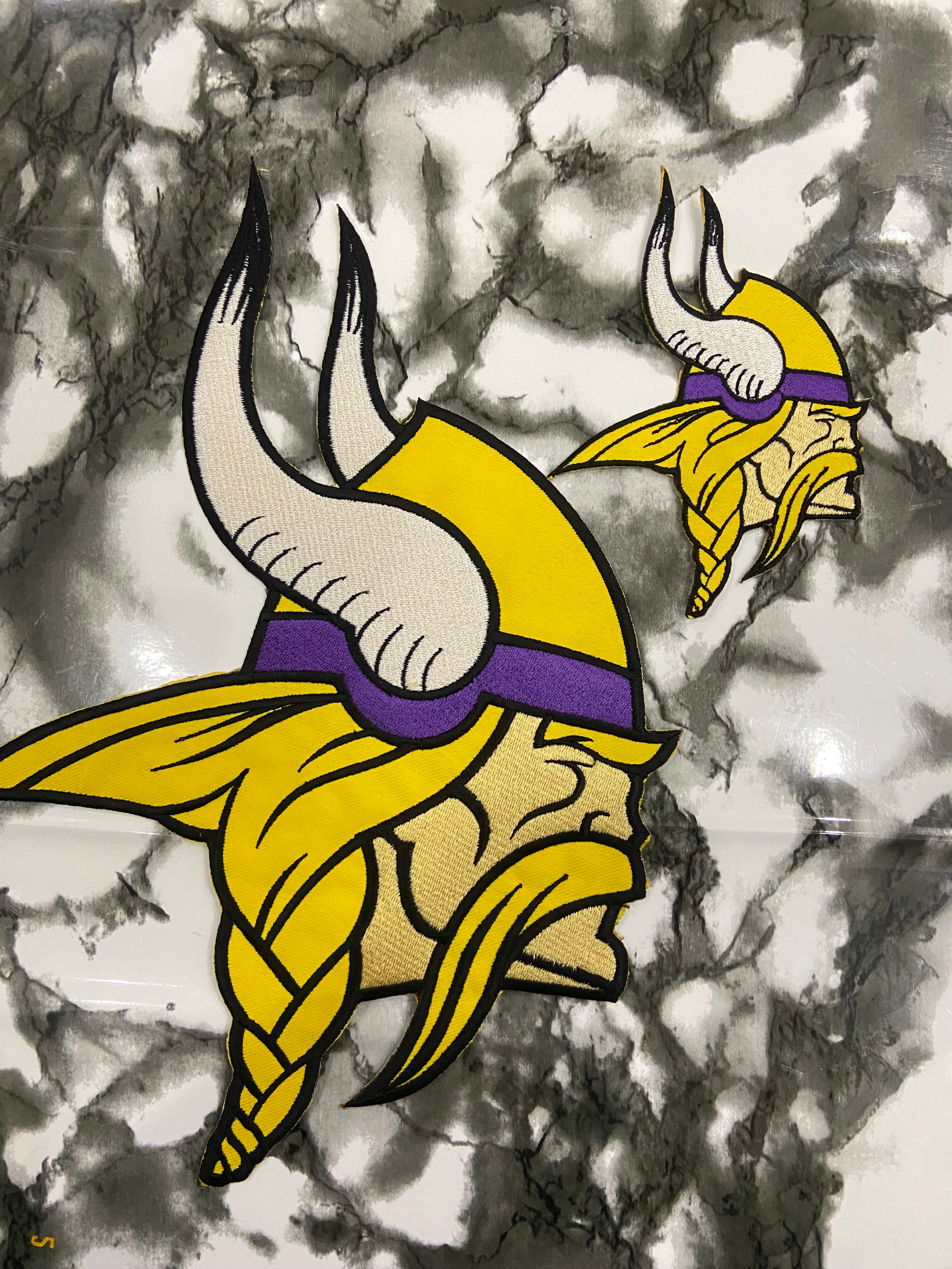 Minnesota Vikings Embroidered Patch Set – Purple Pride Football Logo Applique