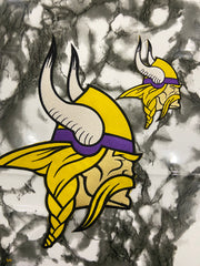 Minnesota Vikings Embroidered Patch Set – Purple Pride Football Logo Applique