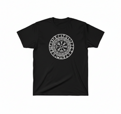 Viking Compass Vegvisir Embroidery, Norse Rune Machine Design