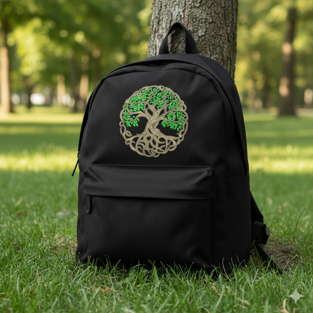 Celtic Tree of Life Embroidery Design – Yggdrasil Machine File (8 Sizes, 8 Formats)