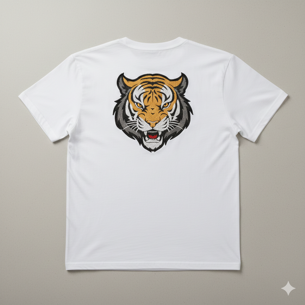 Tiger Head Embroidery Design, Wild Animal Digital File, 8 Sizes
