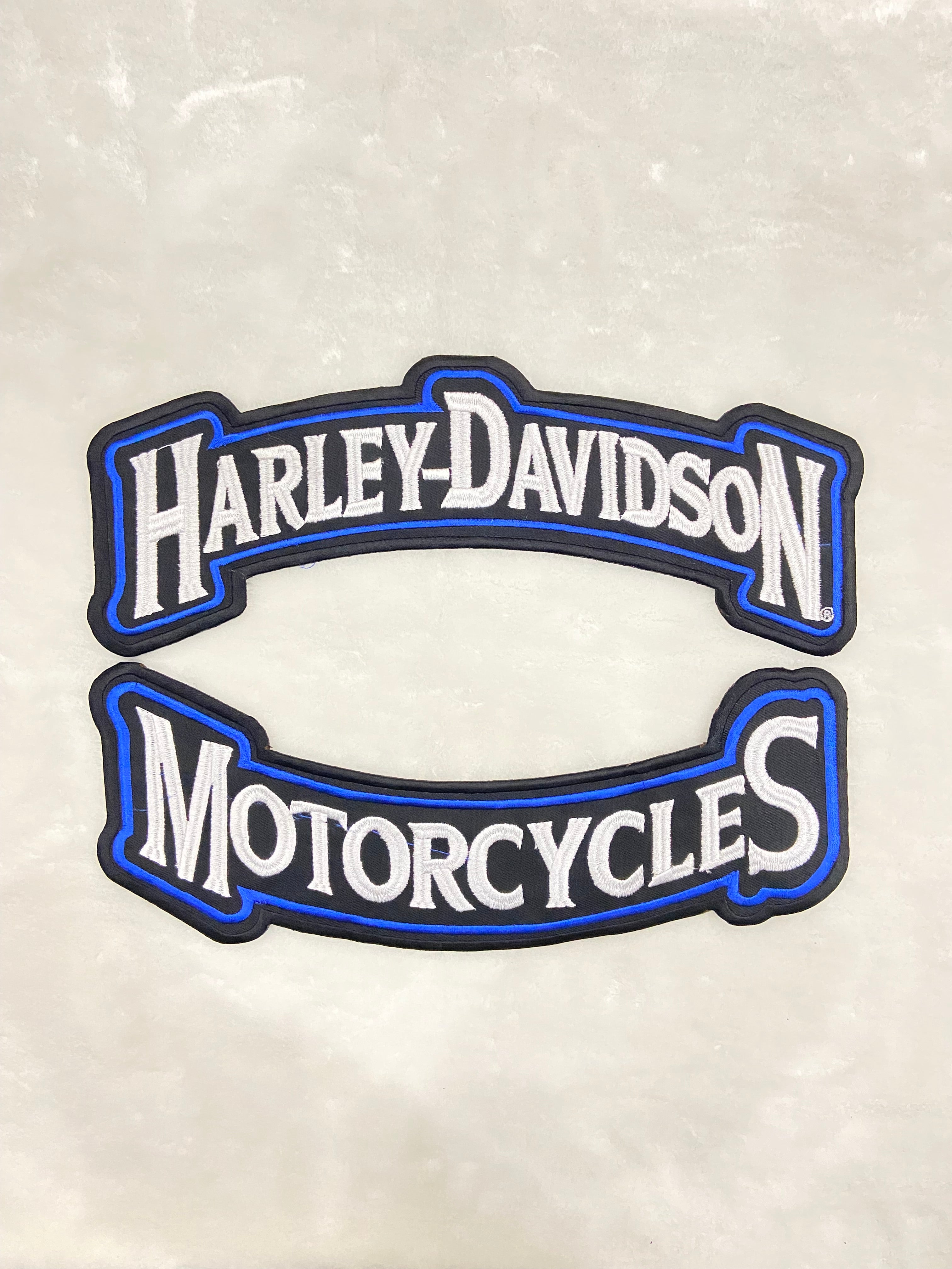 Harley-Davidson Top & Bottom Rocker Set | Embroidered Biker Badge