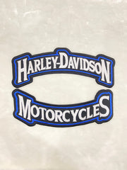 Harley-Davidson Top & Bottom Rocker Set | Embroidered Biker Badge