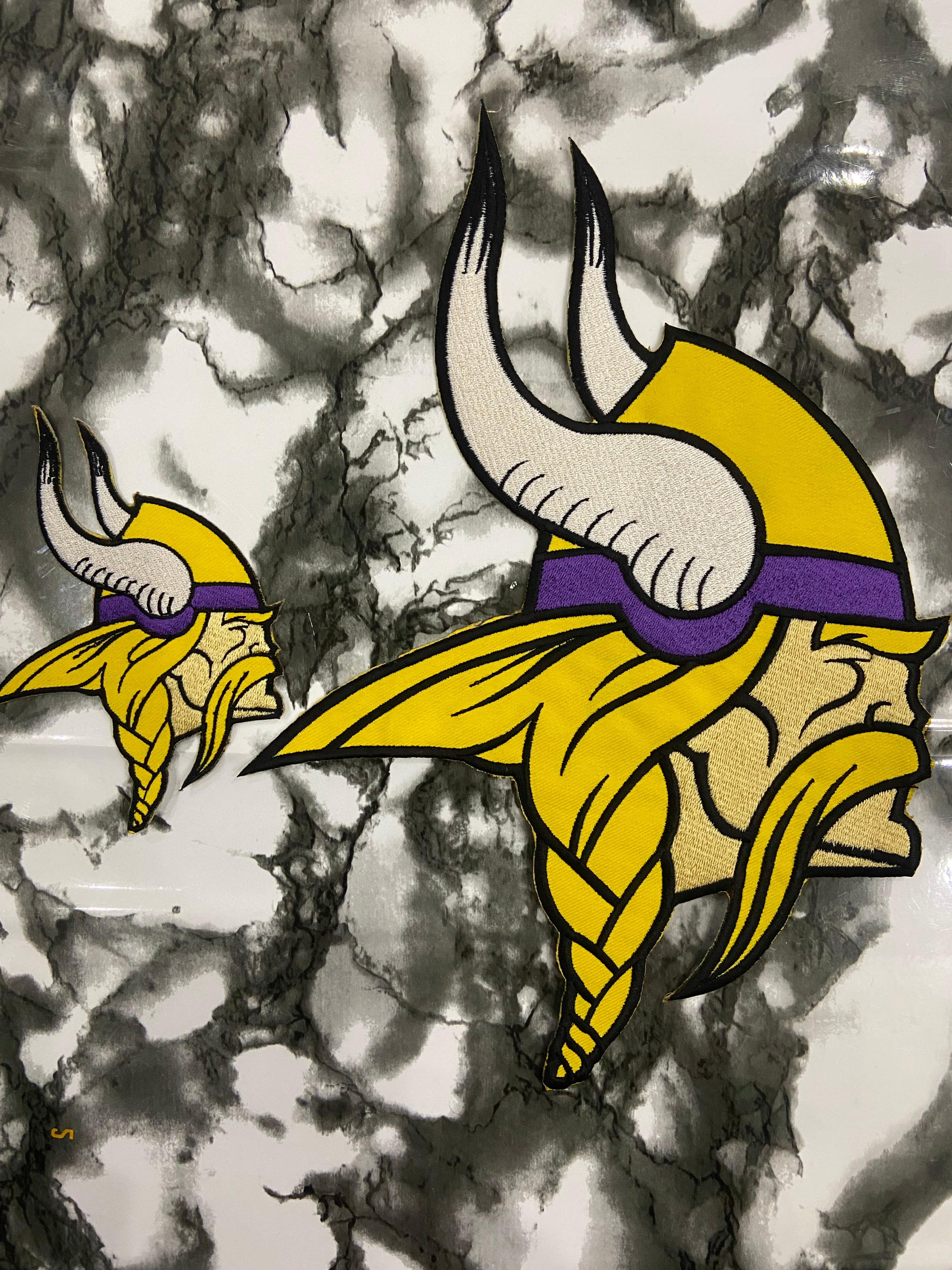 Minnesota Vikings Embroidered Patch Set – Purple Pride Football Logo Applique