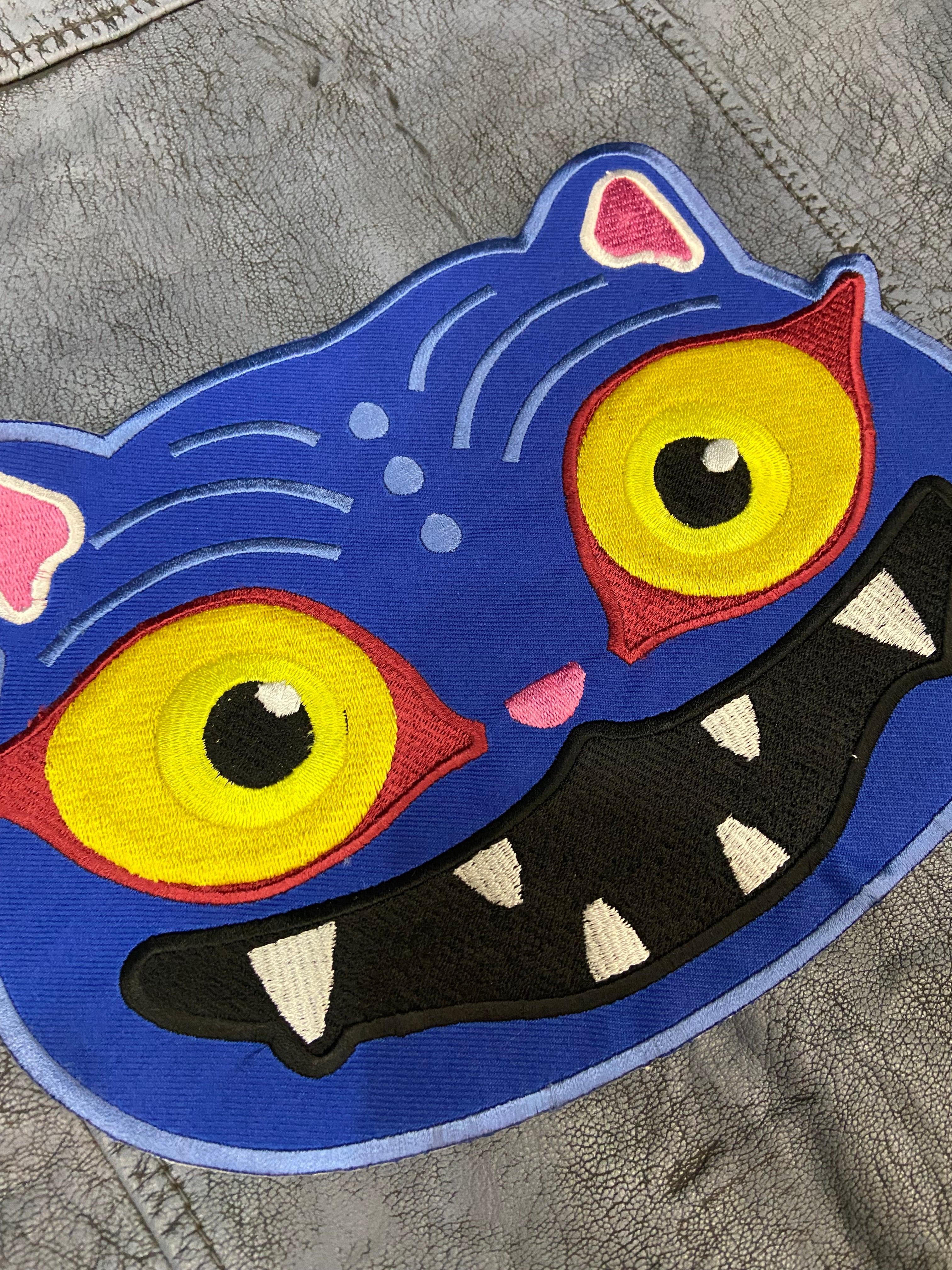 K-Pop Demon Hunter- Derpy Tiger Iron-On Patch