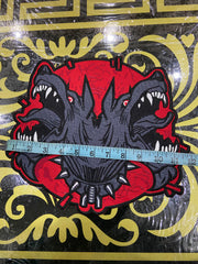 Vi Arcane Embroidered Patch: League of Legends Cosplay - 12 Inch Back patch