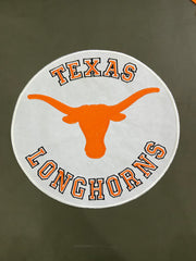 Texas Longhorns Burnt Orange Patch Collection | Large Circular Back Patch, Horn Shaped Logo, Bevo Head, SEC Badge | Iron On Sew On Varsity