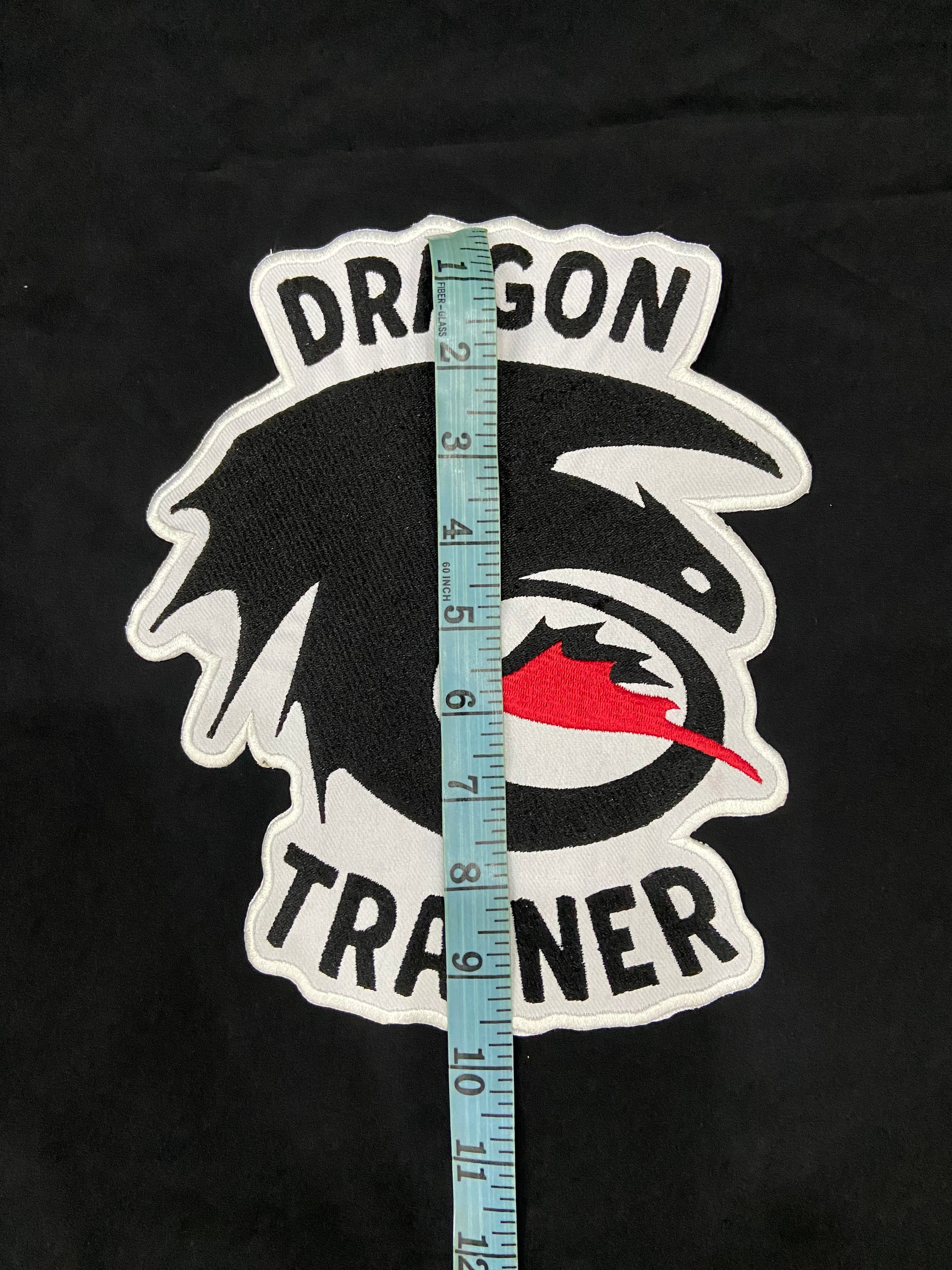Dragon Trainer Rider Embroidered Patch – Mythical Beast Back Applique
