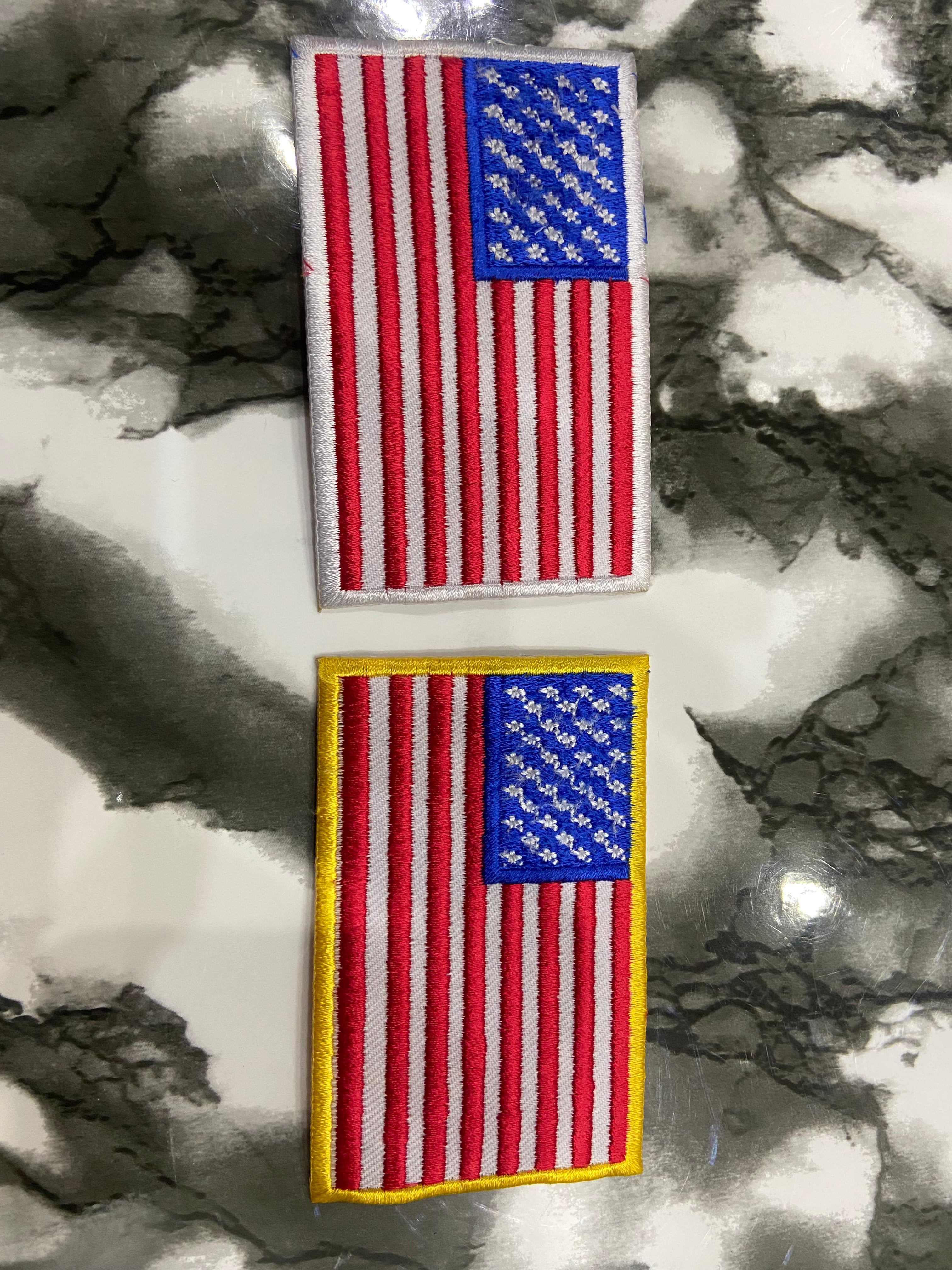 US Flag Embroidered Patch – Premium American Flag Biker & Uniform Applique