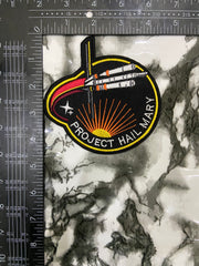 Hail Mary Embroidered Patch Set | 3-Piece Football & Pop Culture Badge Collection | Iron-On Sew-On Graphic Applique Set