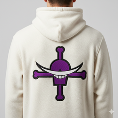 Purple Jolly Roger Embroidery Design - Pirate Skull Machine File - 8 Sizes 8 Formats