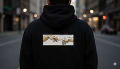 Creation of Adam Embroidery Design, Michelangelo Hands (Digital Download)