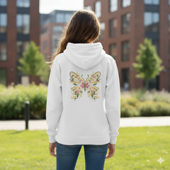 Floral Butterfly Machine Embroidery Design