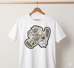 One Piece "Gear 5" Luffy Digital Embroidery Pattern