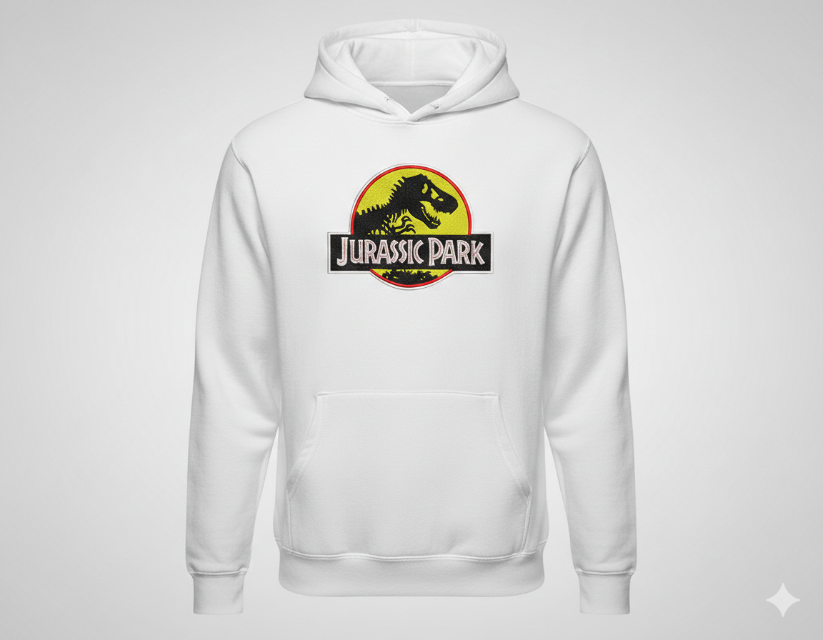Jurassic World Dinosaur Logo - Machine Embroidery Digital File