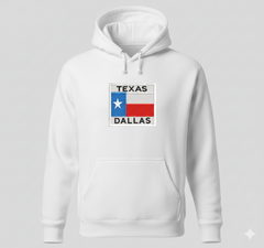 Texas Dallas Flag Embroidery Design, Lone Star State Digital Pattern, Instant Download Files