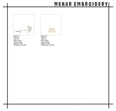 Chopper Engineer Embroidery Design, V-Twin Engine, 8 Sizes