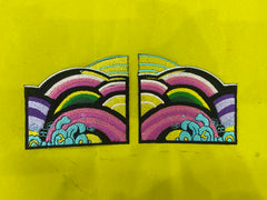 Kpop Demon Hunters Sleve 2 Parts Patches, Rummi Jacket, Left Right Sleeves Patch Set