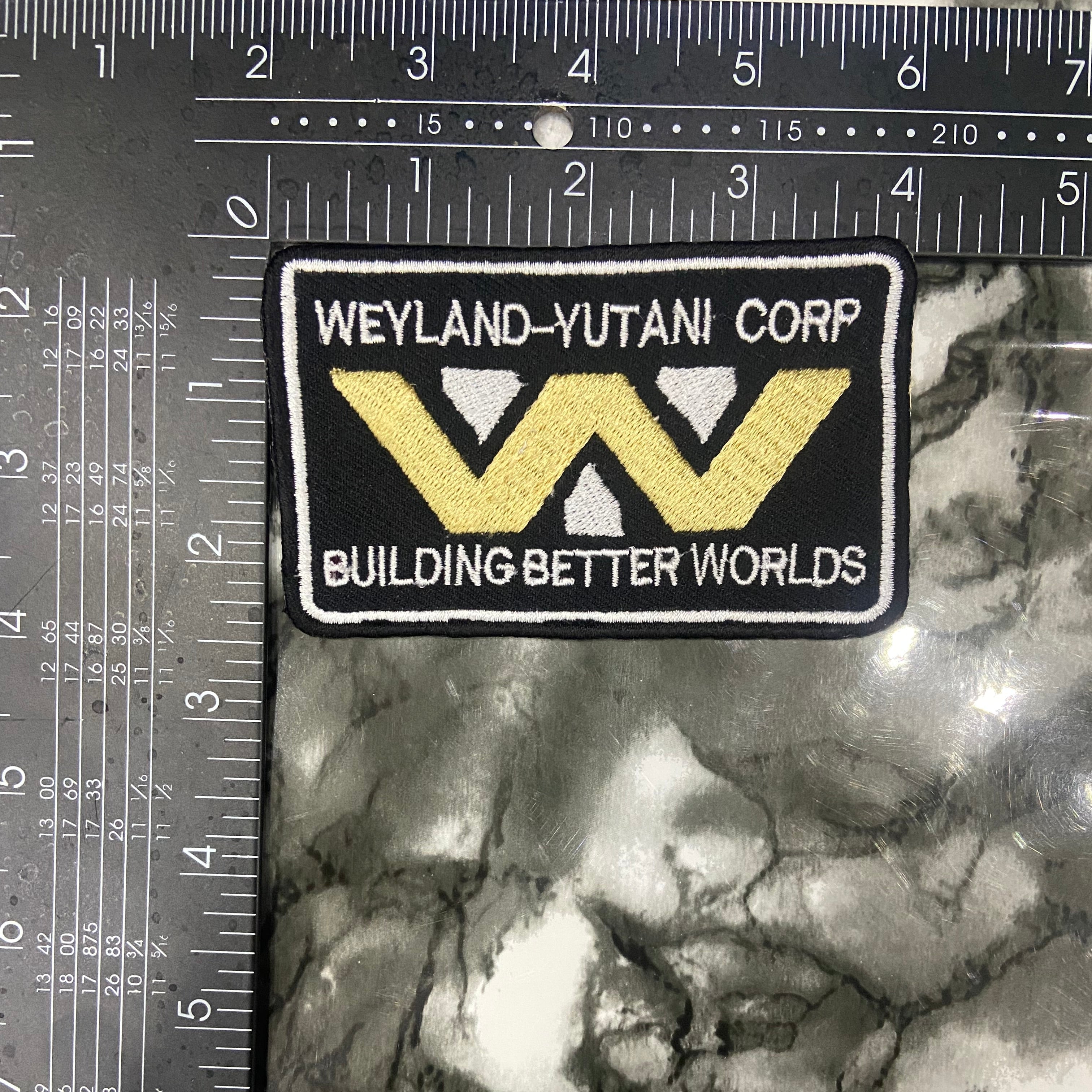 Weyland-Yutani Corp Embroidered Patch | Alien Cosplay Nostromo Crew Emblem | Building Better Worlds Sci-Fi Patch