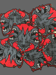 Vi Arcane Embroidered Patch: League of Legends Cosplay - 12 Inch Back patch