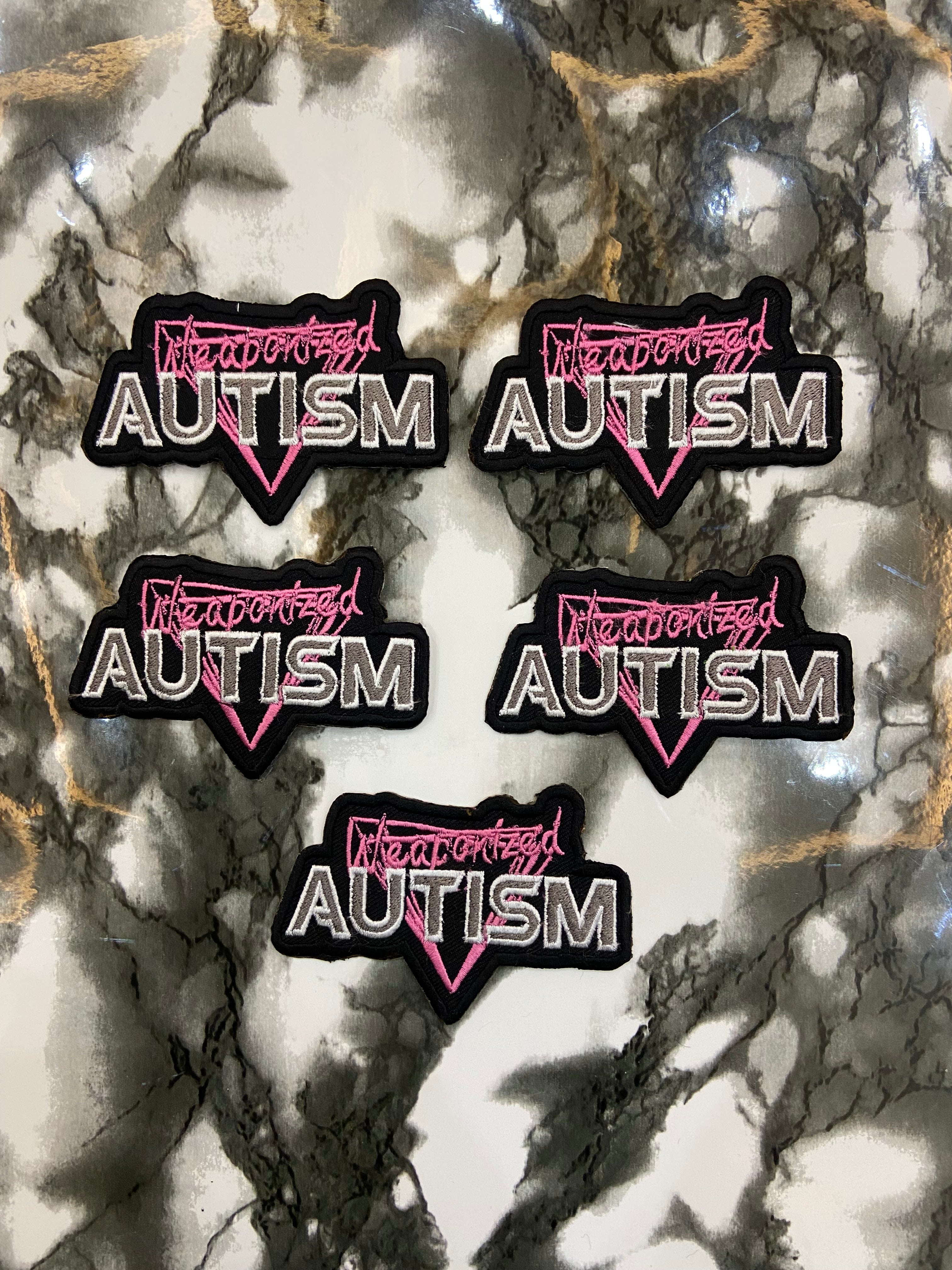 Weaponized Autism Embroidered Patch – Edgy Internet Culture Meme Applique