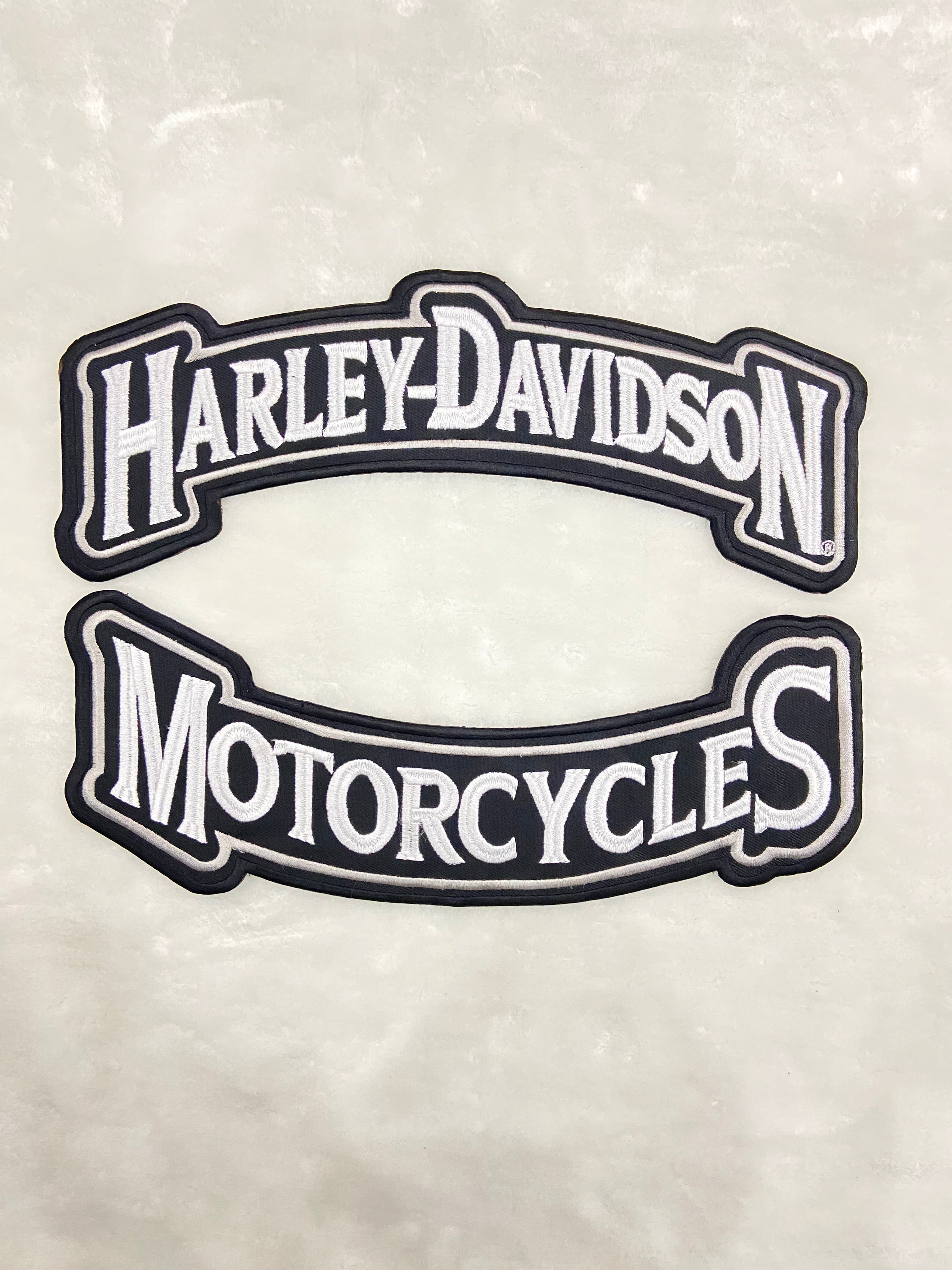 Harley-Davidson Top & Bottom Rocker Set | Embroidered Biker Badge